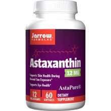 Jarrow Formulas, Astaxantina, 12 mg, 60 Cápsulas suaves