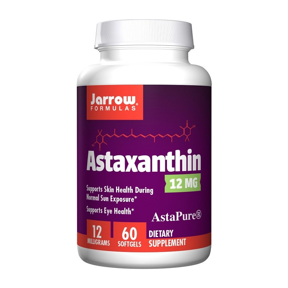 Jarrow Formulas Astaxanthin, 12Mg - 60Softgels