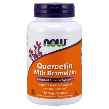 Quercetina con Bromelaina de NOW Foods, 120 Cápsulas Veg