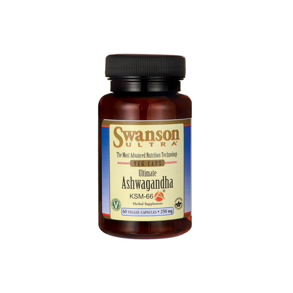 Swanson Ashwagandha Ultimate Ksm-66, 250Mg - 60 Vcaps