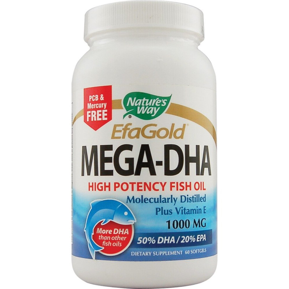 Nature's Way Efagold Mega-Dha - 60 Softgels
