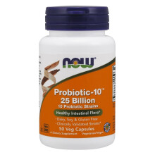 NOW Foods Probiotic-10 , 25 Billion - 50 vcaps
