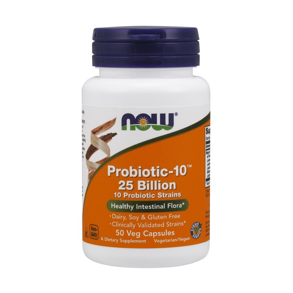 New Now Foods Probiotic-10 25 Billion - 50 Vcaps