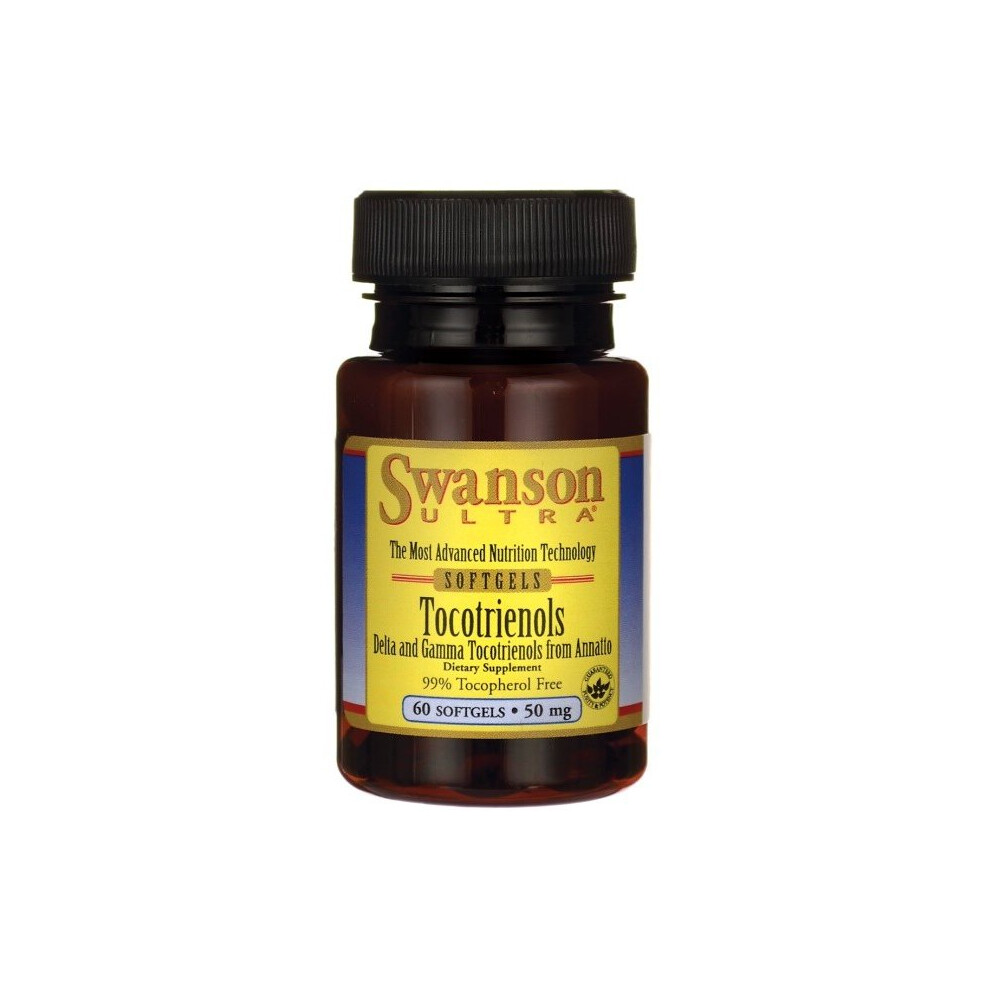 Swanson Tocotrienols, 50Mg - 60 Softgels