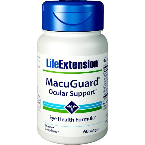 Life Extension, MacuGuard, Ocular Support with Saffron, 60 Softgels