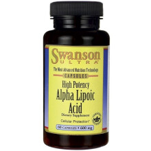 Swanson, Acide Alpha-Lipoïque, 600 mg, 60 Gélules