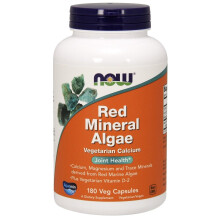 NOW Foods, Alge Minerale Roșii, 180 Capsule Vegane