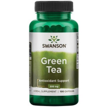 Grüner Tee 500 mg 100 Kapseln Swanson Health Products