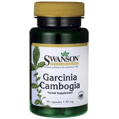 Swanson, Extrait de Garcinia Cambogia 5:1, 60 Gélules