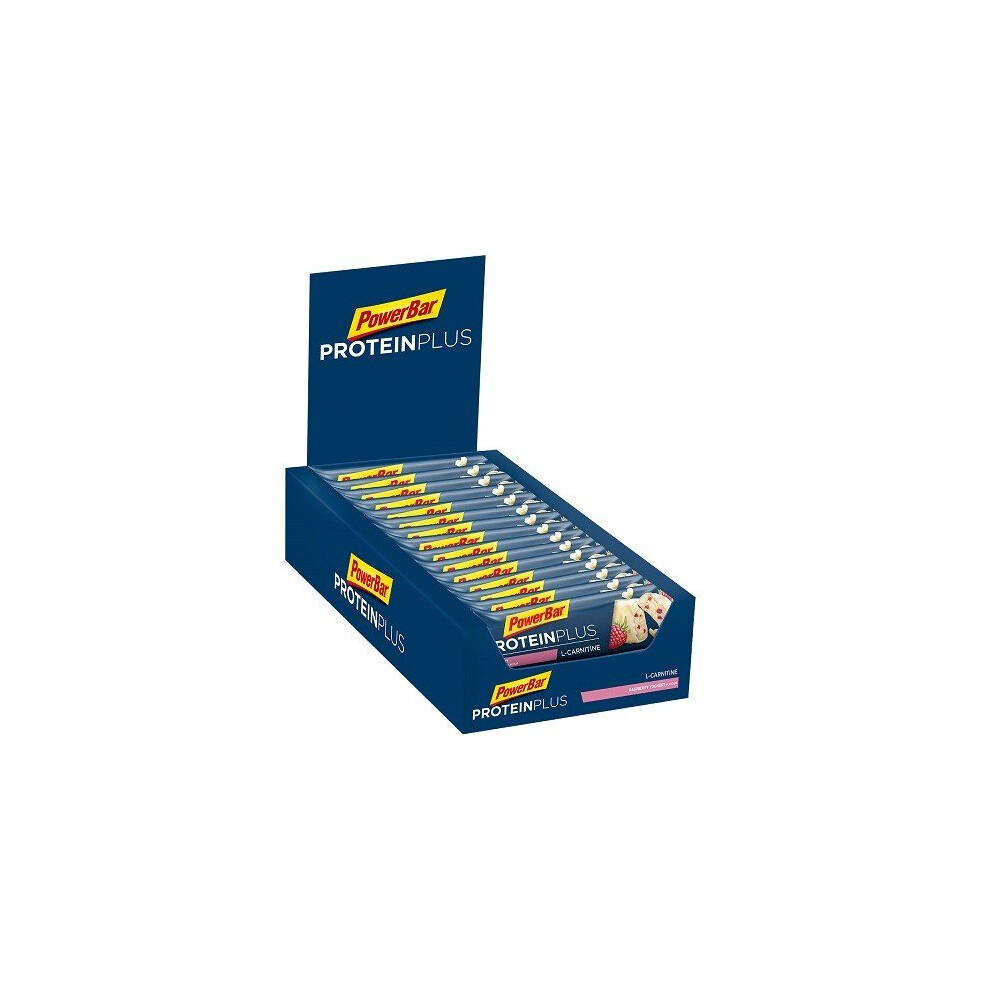 Powerbar Protein Plus + L-Carnitine, Raspberry Yoghurt, 30 X 35G