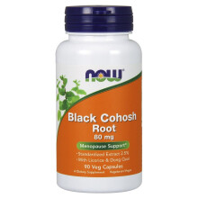 NOW Foods, Svart Cohosh Rot, 80 mg, 90 Veg Kapslar