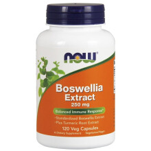 NOW Foods, Boswellia-extrakt, 120 Veg kapslar