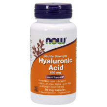 NOW Foods, Hyaluronzuur, Dubbel Sterk, 100 mg, 60 Veg Kapsules