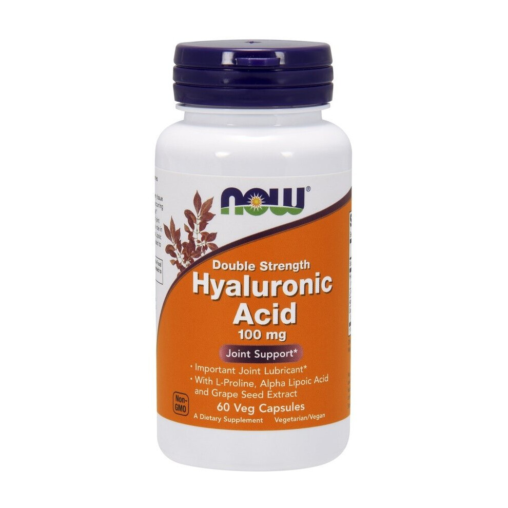 NOW Foods  Hyaluronic Acid, 100mg Double Strength, 60 vcaps