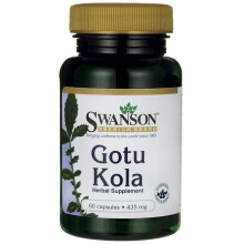 Gotu Kola 435 mg 60 Cápsulas Swanson Health Products