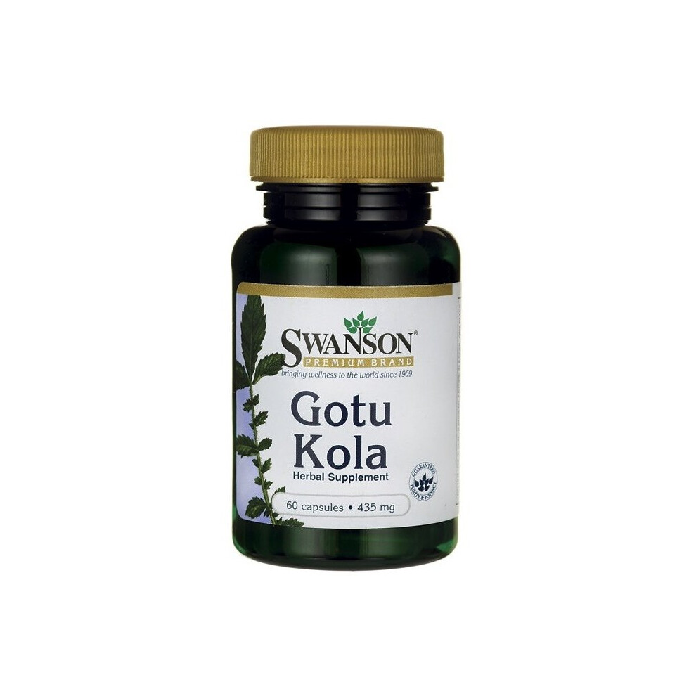 Swanson Gotu Kola, 435Mg - 60 Caps