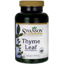Swanson, Thymianblätter, 500 mg, 120 Kapseln