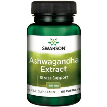 Swanson Ashwagandha Extract, 450mg - 60 caps