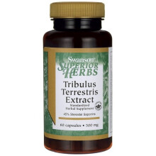 Swanson, Tribulus Terrestris Extrakt, 500 mg, 60 Kapseln