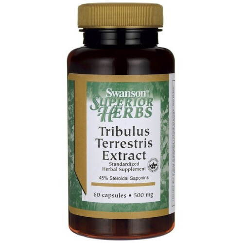 Swanson, Extrait de Tribulus Terrestris, 500 mg, 60 Gélules