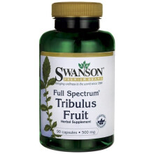 Tribulus Fruit 500 mg 90 Cápsulas Swanson Health Products