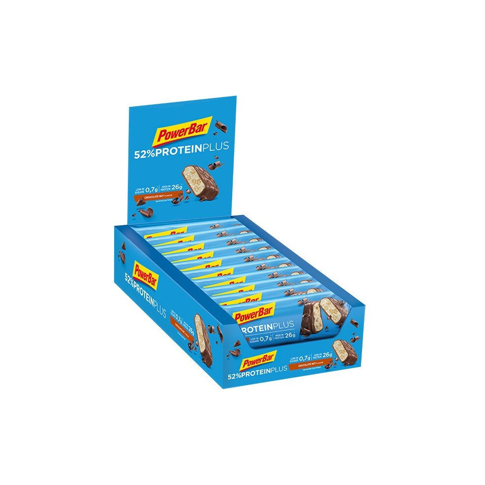 Powerbar Protein Plus 52%, Chocolate Nut, 20 Bars