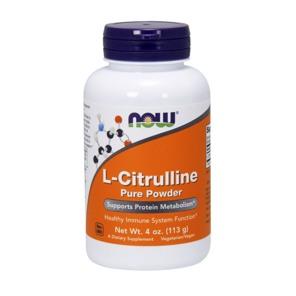 Now Foods L-Citrulline, 113G(Pure Powder)
