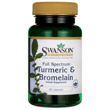 Swanson Full Spectrum Turmeric & Bromelain - 60 caps