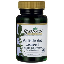 Swanson, Feuilles d'Artichaut, 500 mg, 60 Gélules