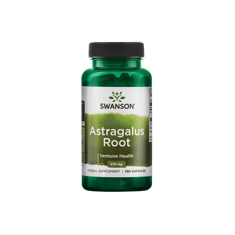 Swanson Astragalus Root, 470Mg - 100 Caps