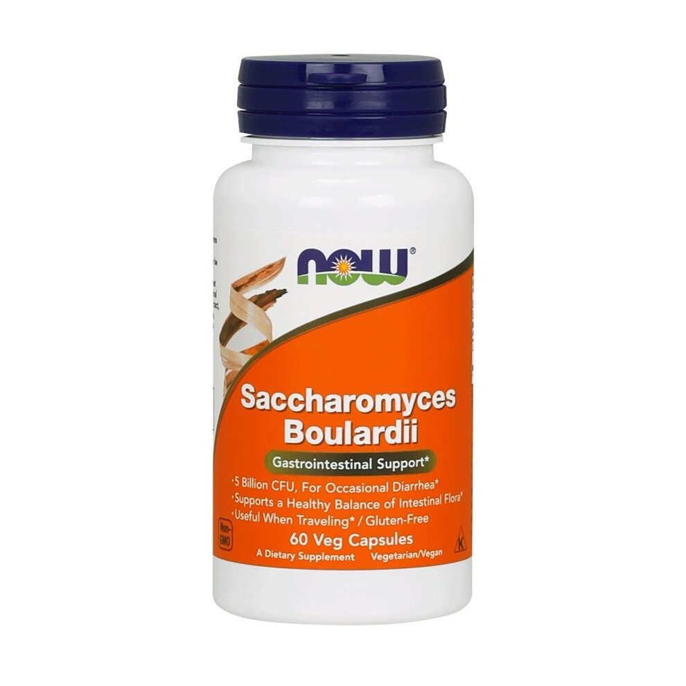 Photos - Vitamins & Minerals Now Foods Saccharomyces Boulardii - 60 vcaps 