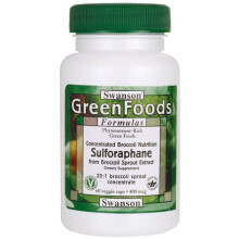 Swanson, Sulforaphan aus Brokkolisprossen-Extrakt, 400 mcg, 60 Veggie-Kapseln