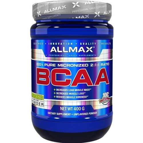 ALLMAX, BCAA, Instantisoitu 2:1:1 Powder, Maultamaton, 14.11 oz (400 g)