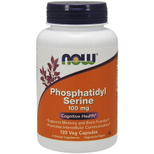NOW Foods, Fosfatidylserine, 100 mg, 120 Vet Capsules
