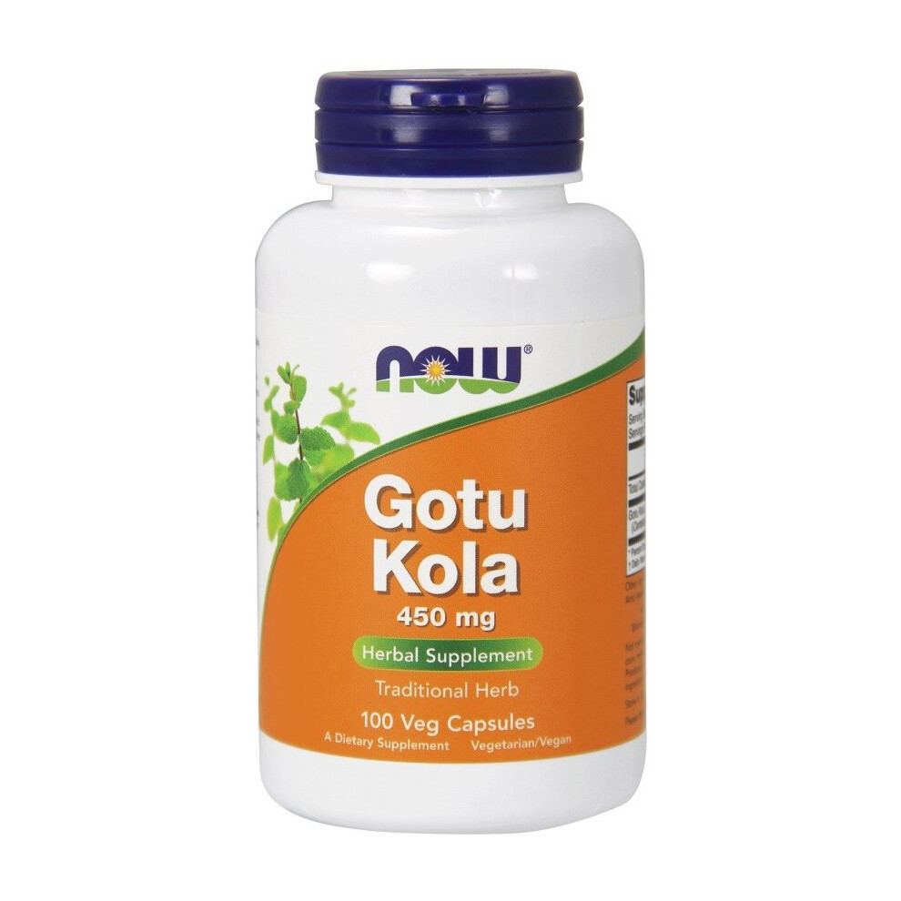 Now Foods Gotu Kola, 450Mg - 100 Vcaps