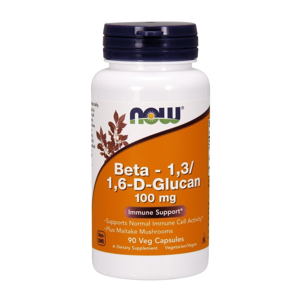 Now Foods Beta - 1,3/1,6-D-Glucan, 100Mg - 90 Vcaps
