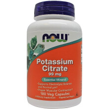 NOW Foods  Potassium Citrate, 99mg - 180 caps