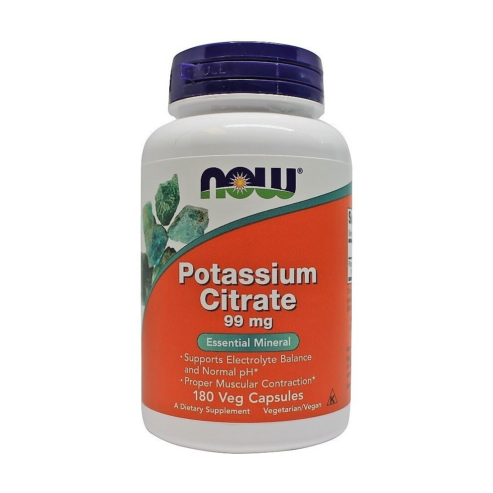 Now Foods Potassium Citrate, 99Mg - 180 Caps