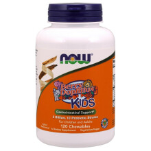 NOW Foods, Berry Dophilus voor Kinderen, 2 Miljard CFU, 120 Chewingtabletten