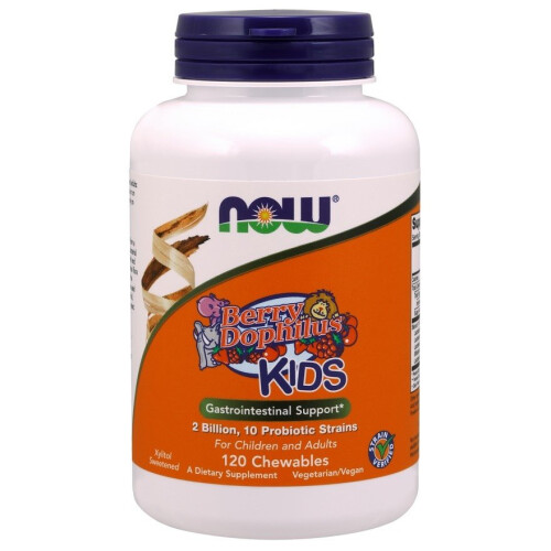 NOW Foods BerryDophilus Kids 120 comprimés à croquer Now Foods