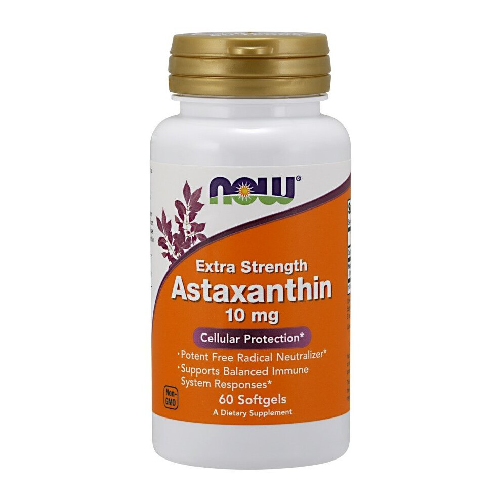 Now Foods Astaxanthin, 10Mg - 60 Softgels