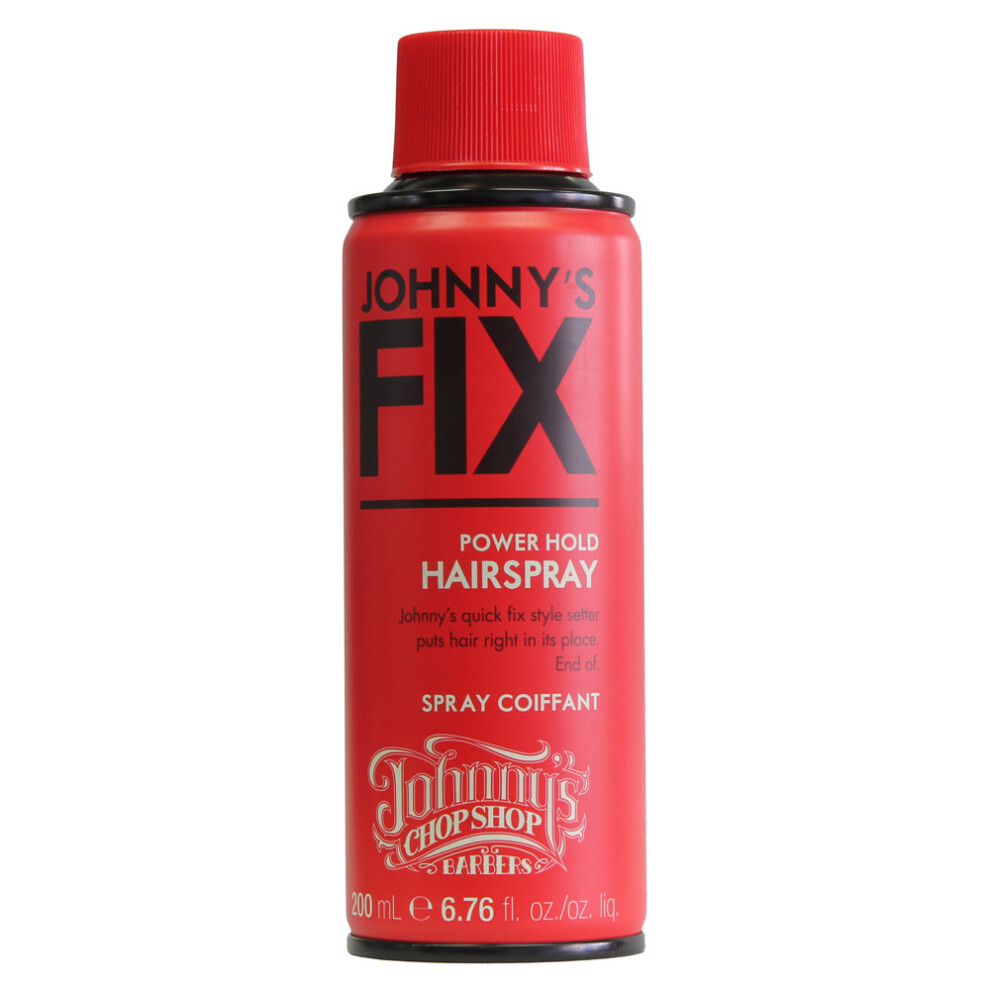 Johnny's Chop Shop Fix Power Hold Hair Spray 200ml