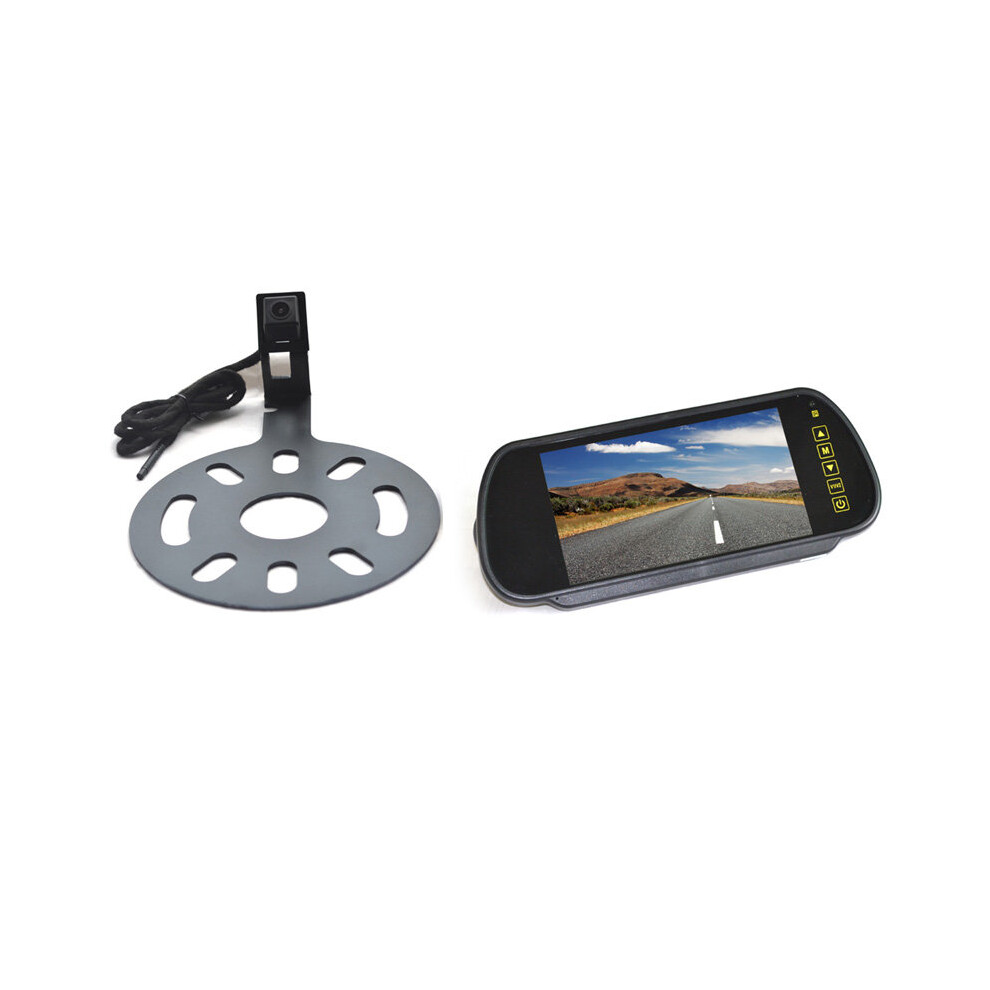 Vardsafe Reverse Backup Camera + 7 Inch Clip-On Rear View Monitor For Jeep Wrangler (2007-2018) 8414745561962