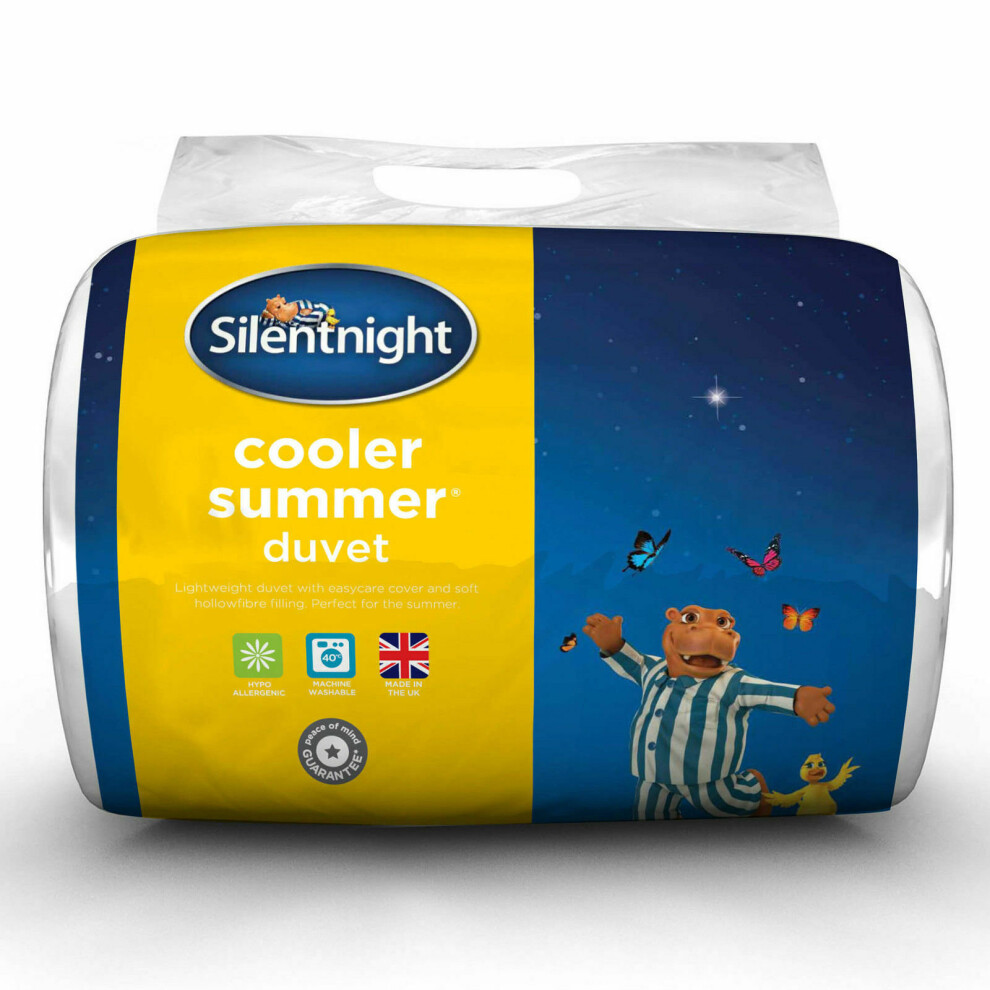 Silentnight Anti Allergy Cooler Summer Duvet Quilt 4.5 Tog, Double