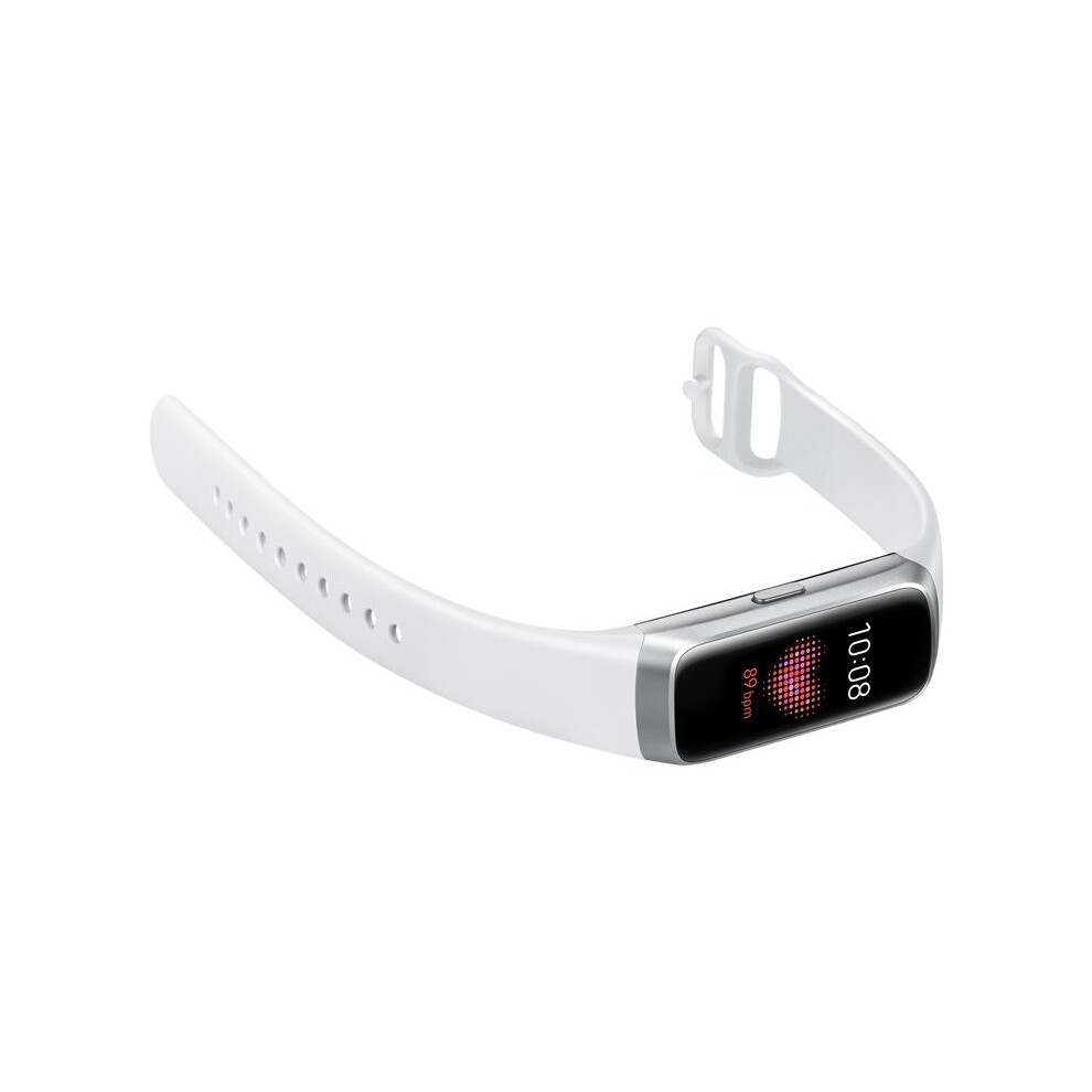 Samsung SM-R370NZSABTU Galaxy Fit Silver Activity Tracker With Strap Fluoro SM-R370NZSABTU