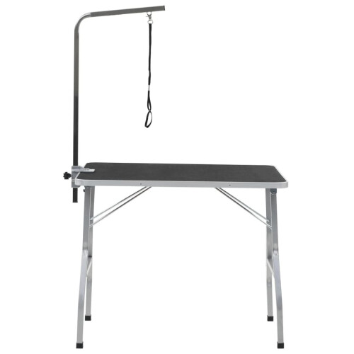 VidaXL vidaXL Bath Grooming Table for Dogs Cats Pets Adjustable 1 Loop Arm Iron Frame 1