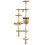 VidaXL vidaXL Cat Tree with Sisal Scratching Posts Wall Mounted 194cm Beige and Brown 3