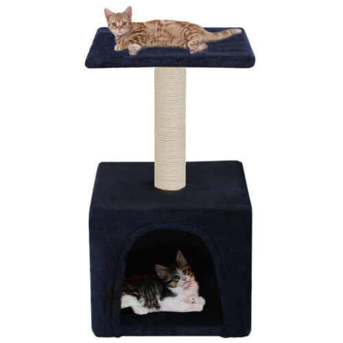 VidaXL vidaXL Katzen-Kratzbaum Sisal 55 cm Dunkelblau 1