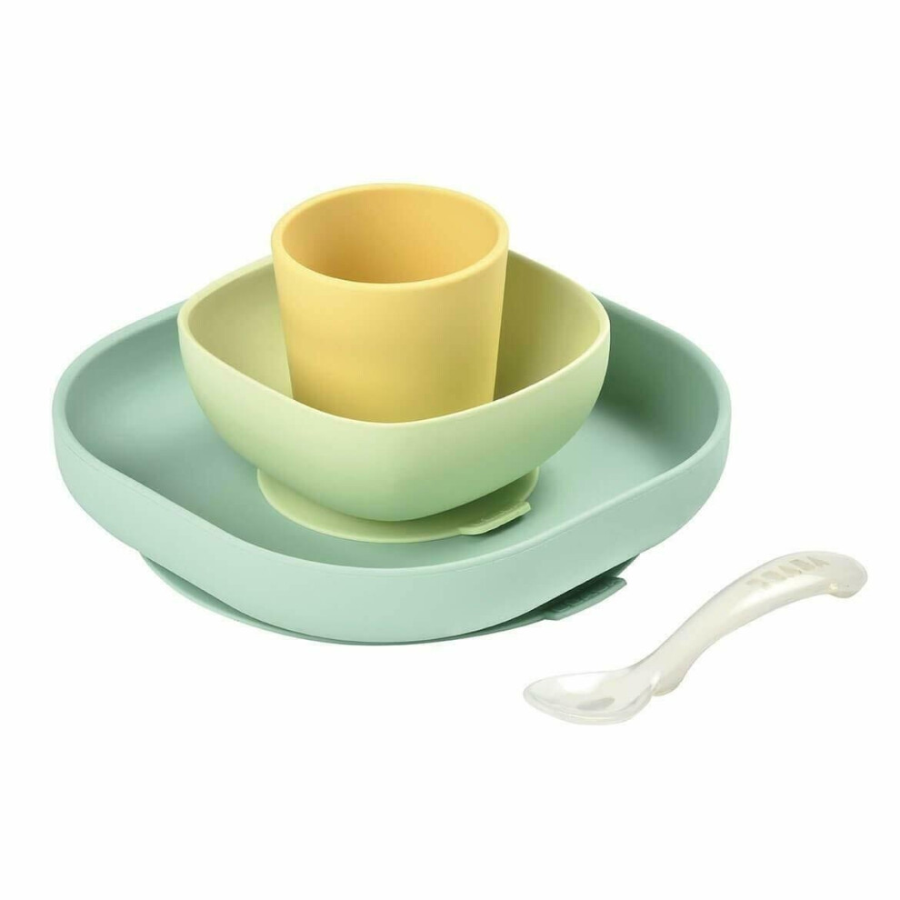 Beaba Silicone Meal Set (4 pcs) - Natural