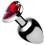 Booty Sparks Red Heart Medium Anal Plug 1